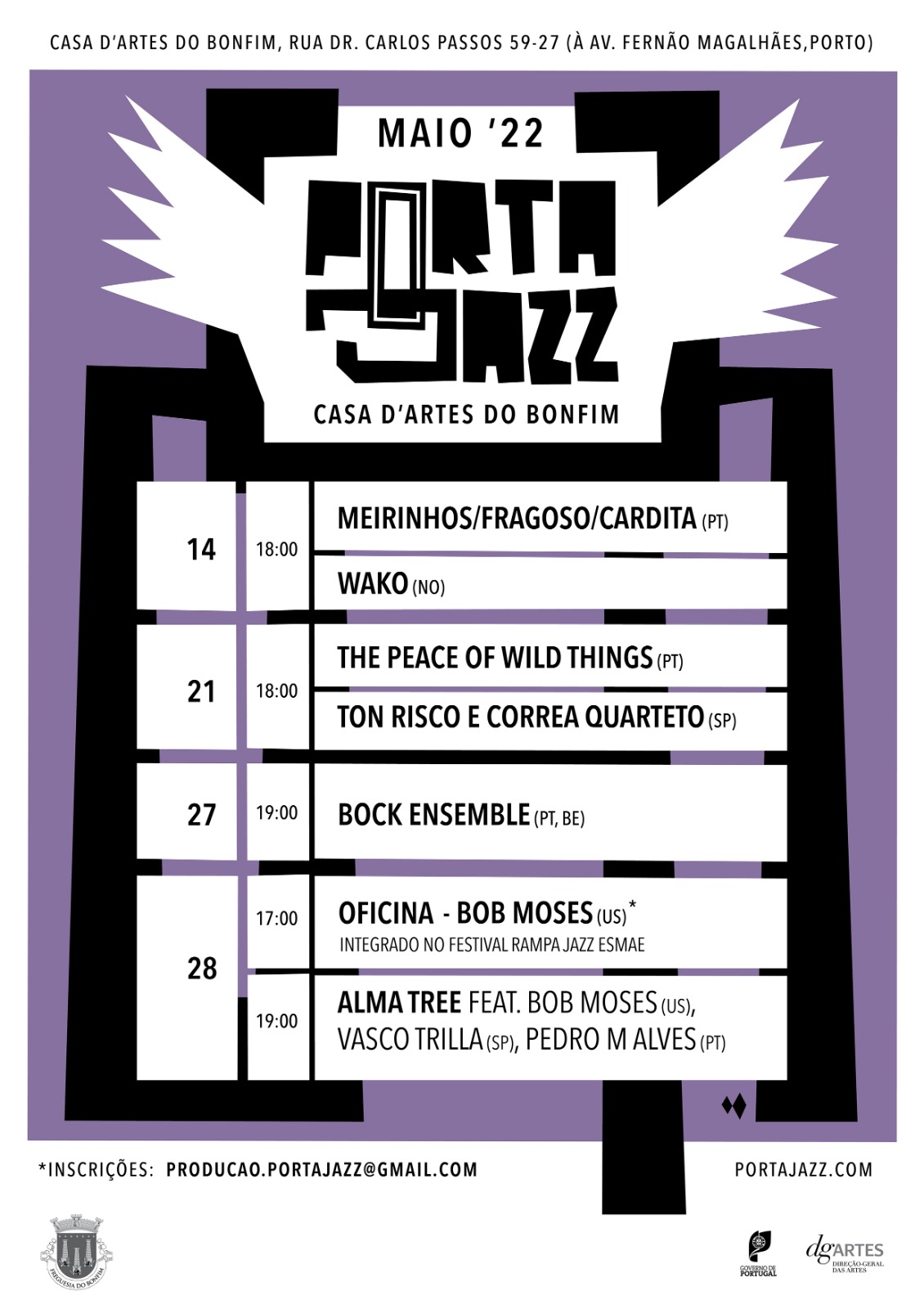 Cartaz Maio 2022 Porta-Jazz
